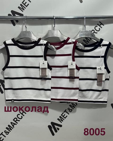 Топ Met&March (one size) 8005 white-black (лето)