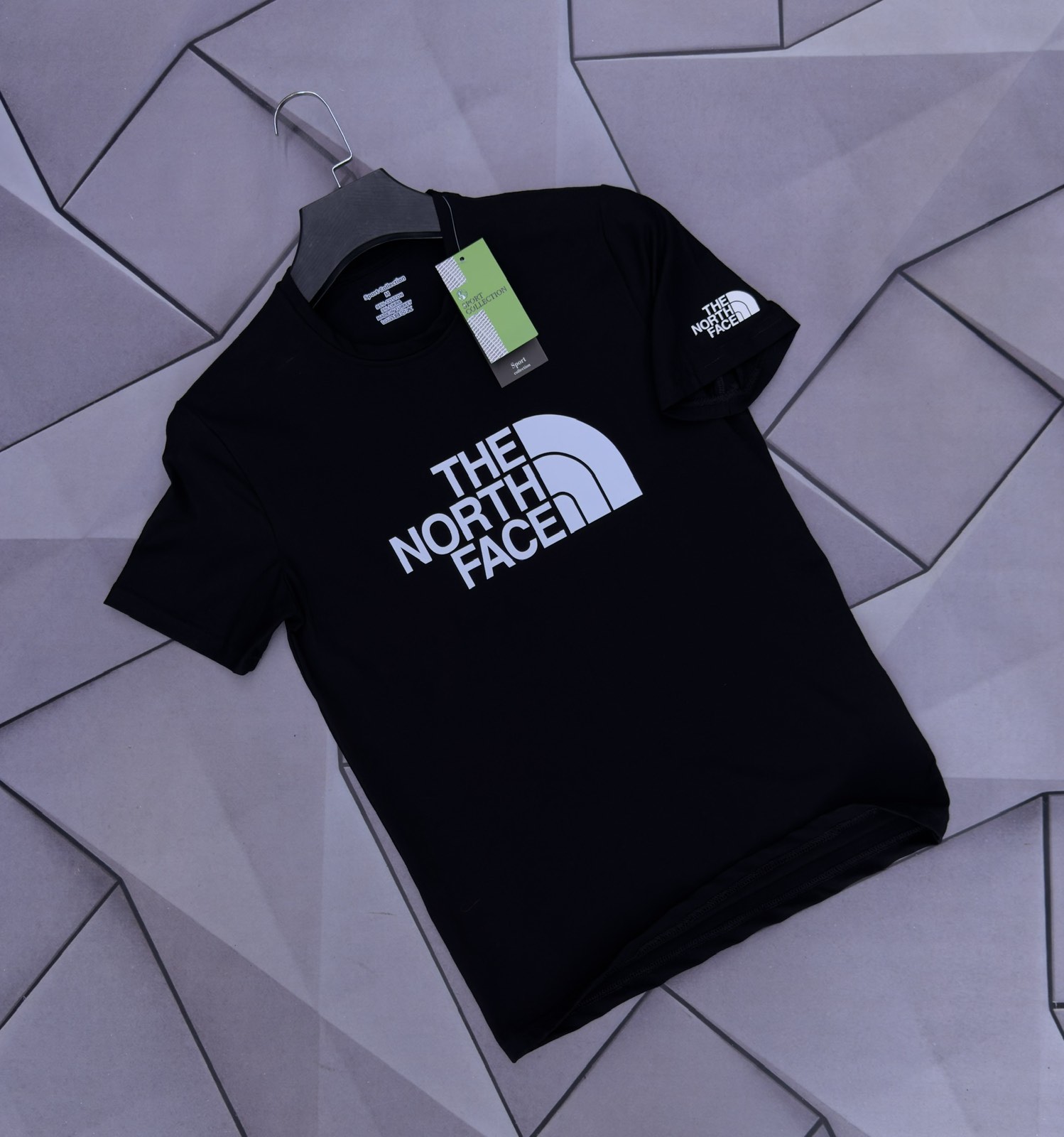 Футболка Rassul (S-2XL) 6036 black (лето)