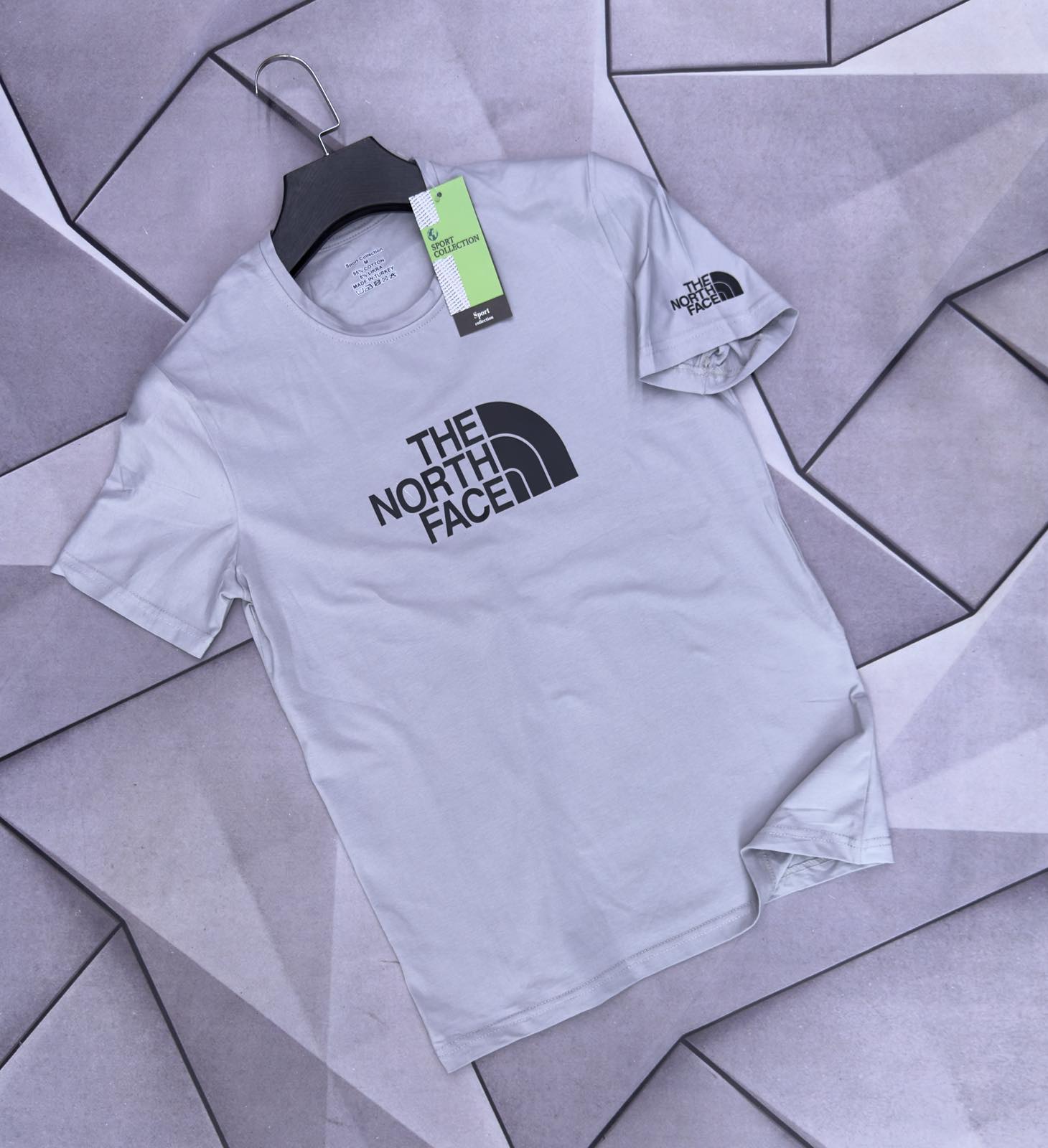 Футболка Rassul (S-2XL) 6037 grey (лето)