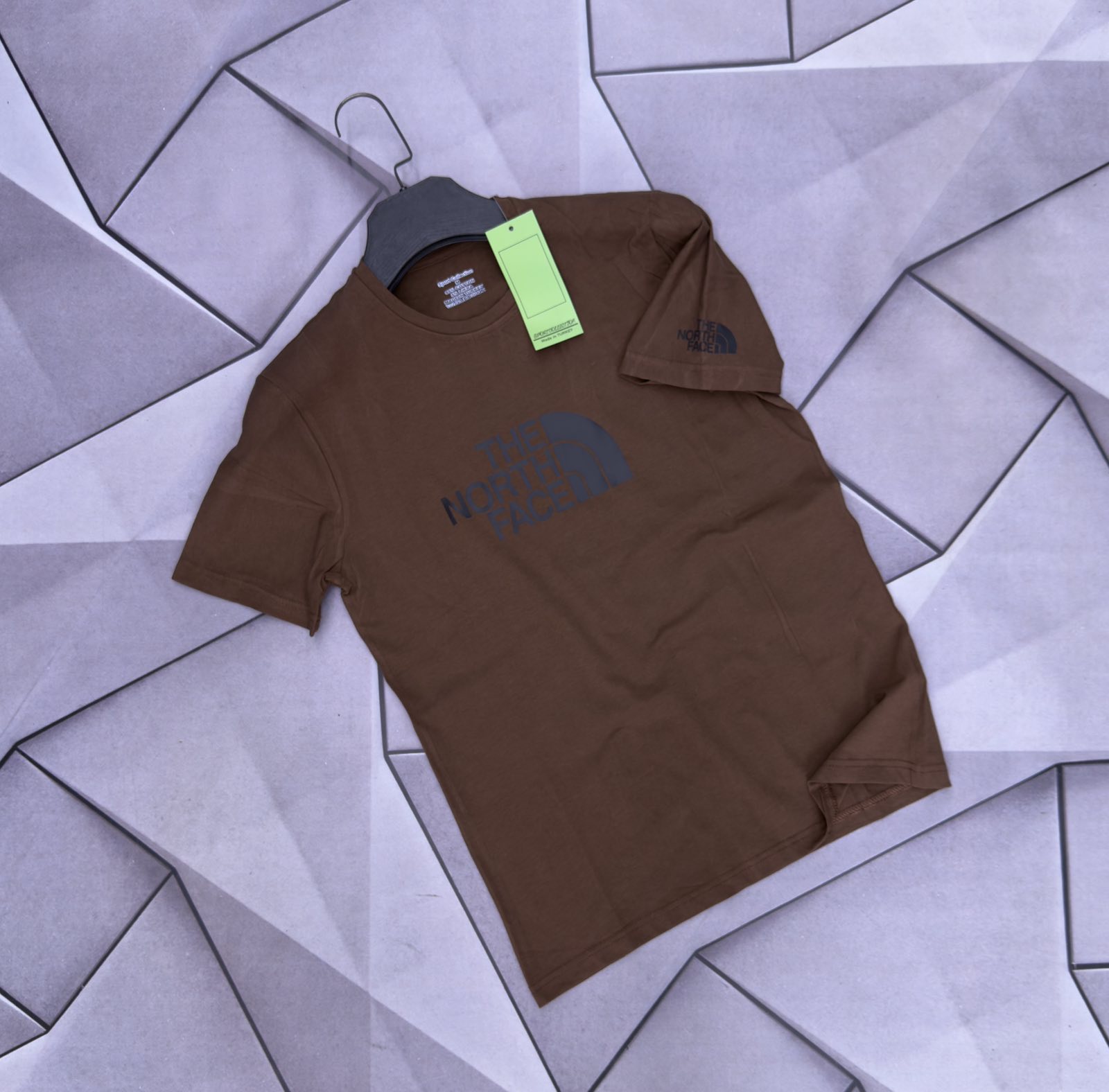 Футболка Rassul (S-2XL) 6039 brown (лето)
