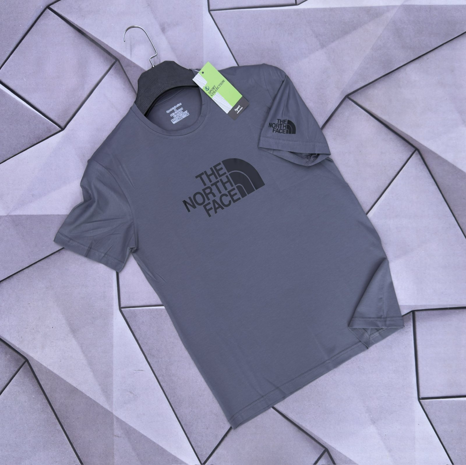 Футболка Rassul (S-2XL) 6040 grey (лето)