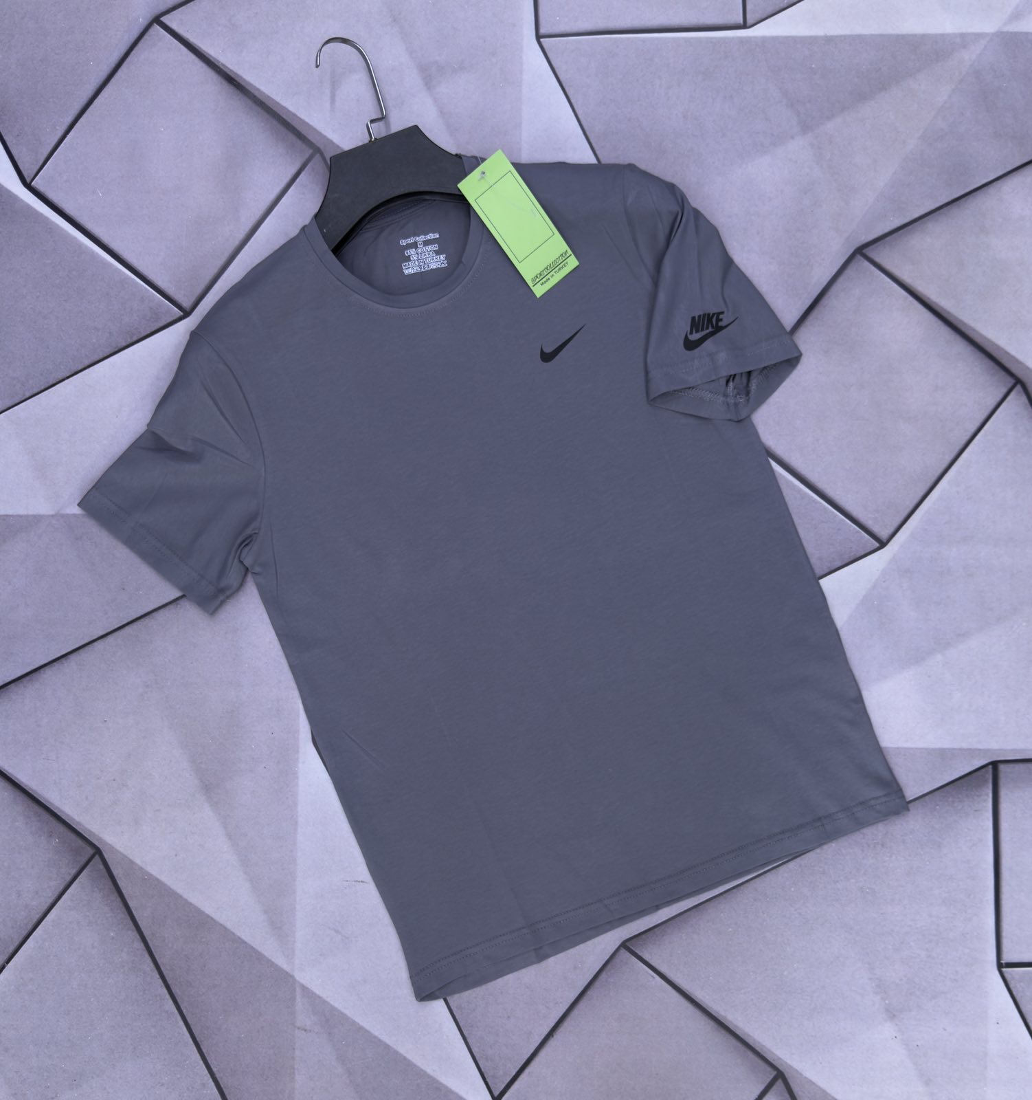 Футболка Rassul (S-2XL) 6054 grey (лето)