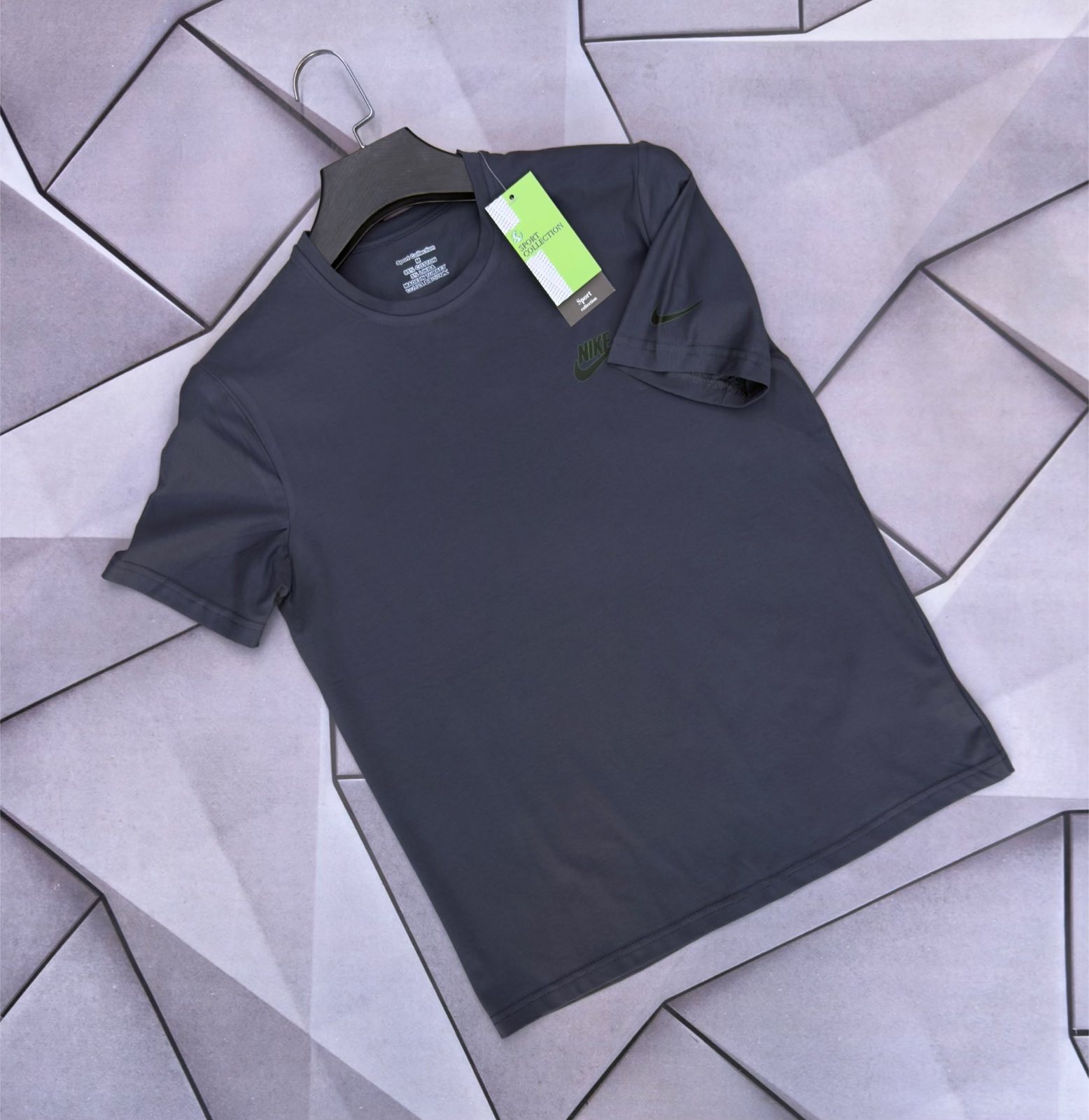 Футболка Rassul (S-2XL) 6061 navy (лето)