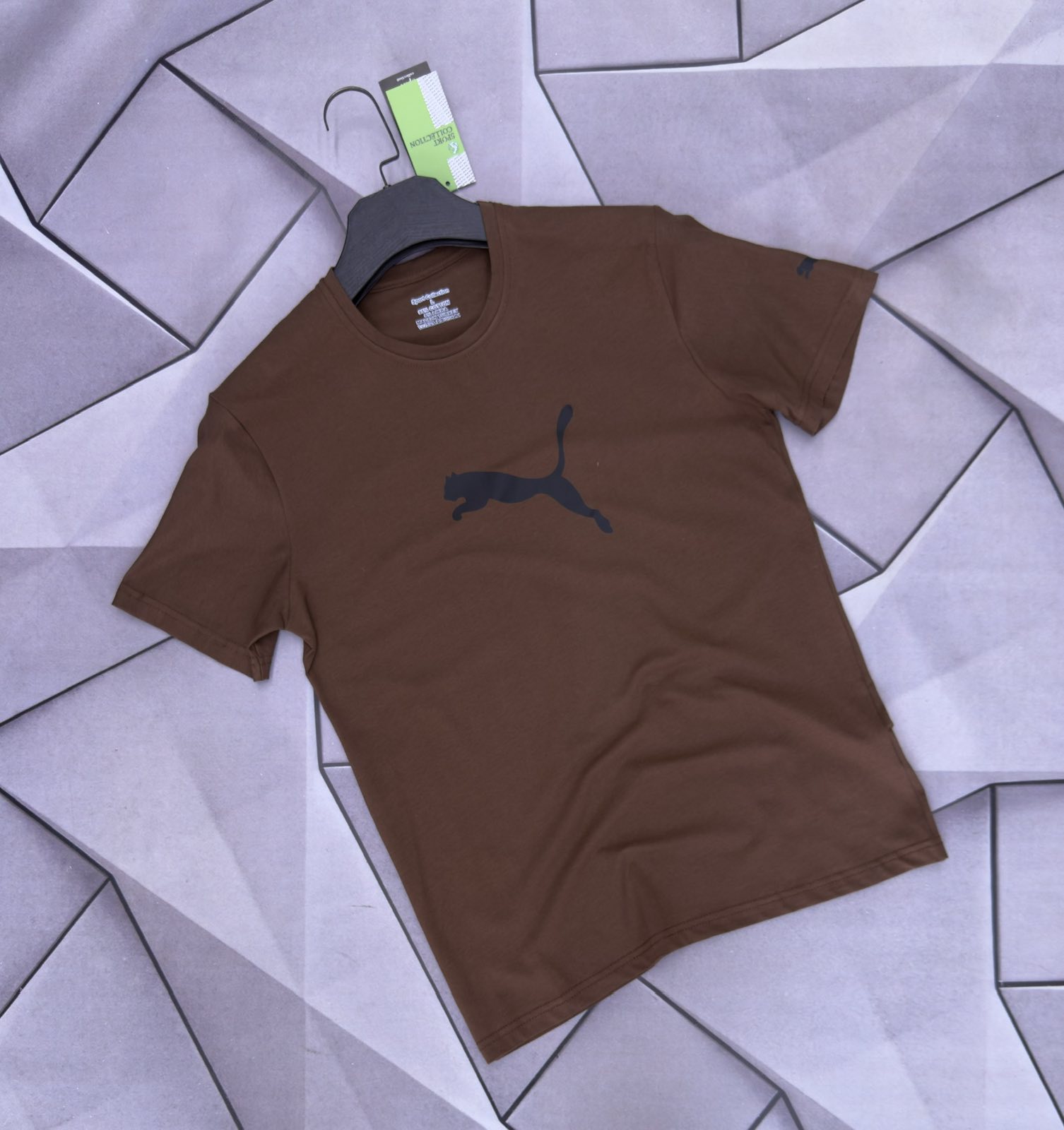 Футболка Rassul (S-2XL) 6071 brown (лето)