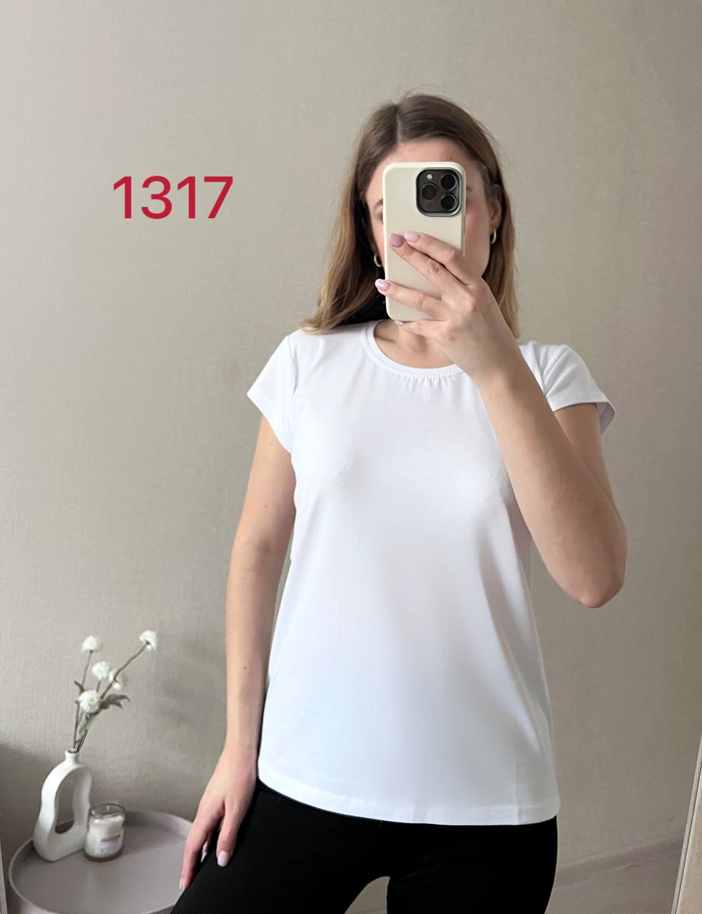 Футболка FSN (42-44) 1317 white (лето)