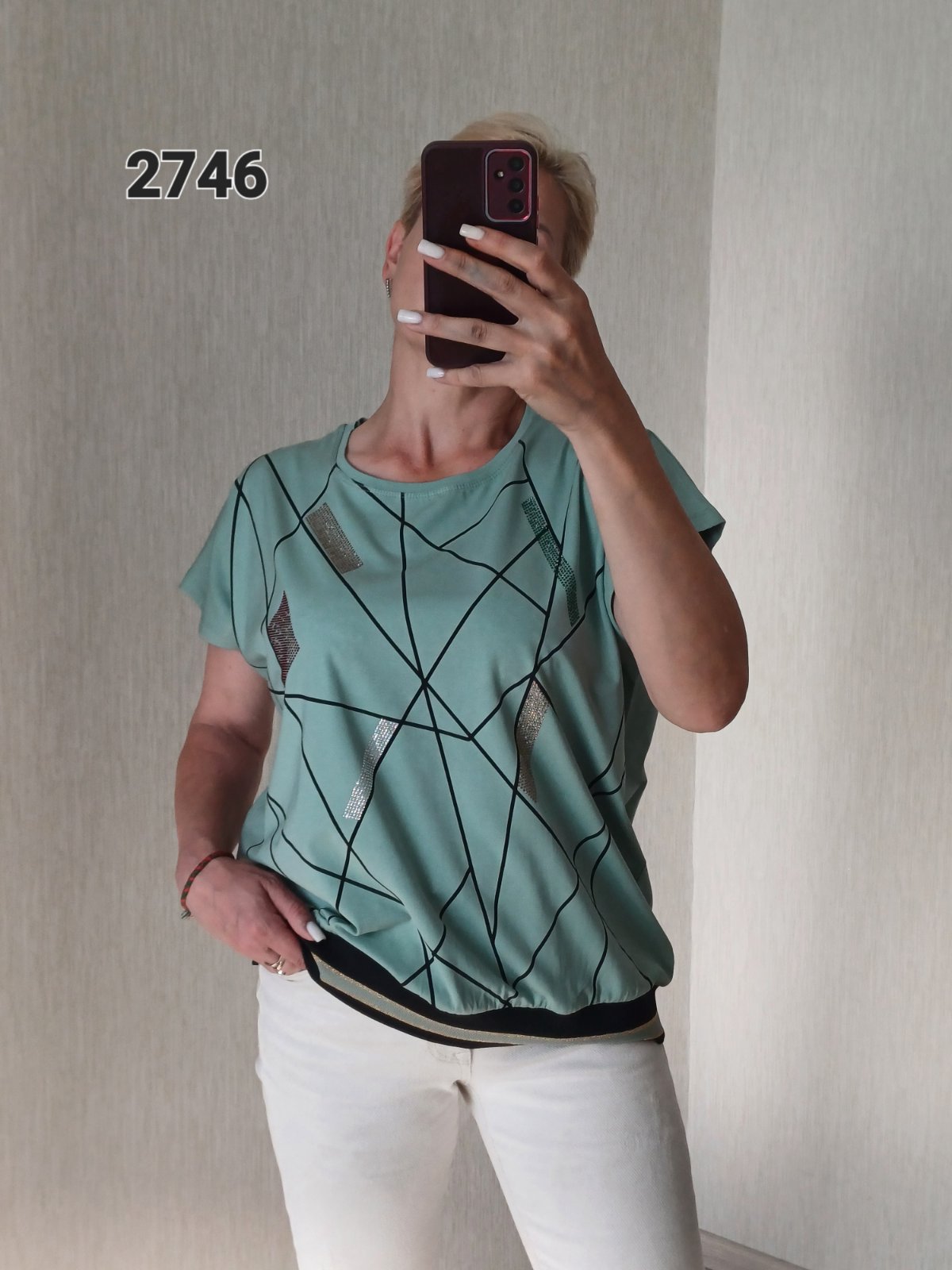 Футболка FSN (50-56) 2746 mint (лето)