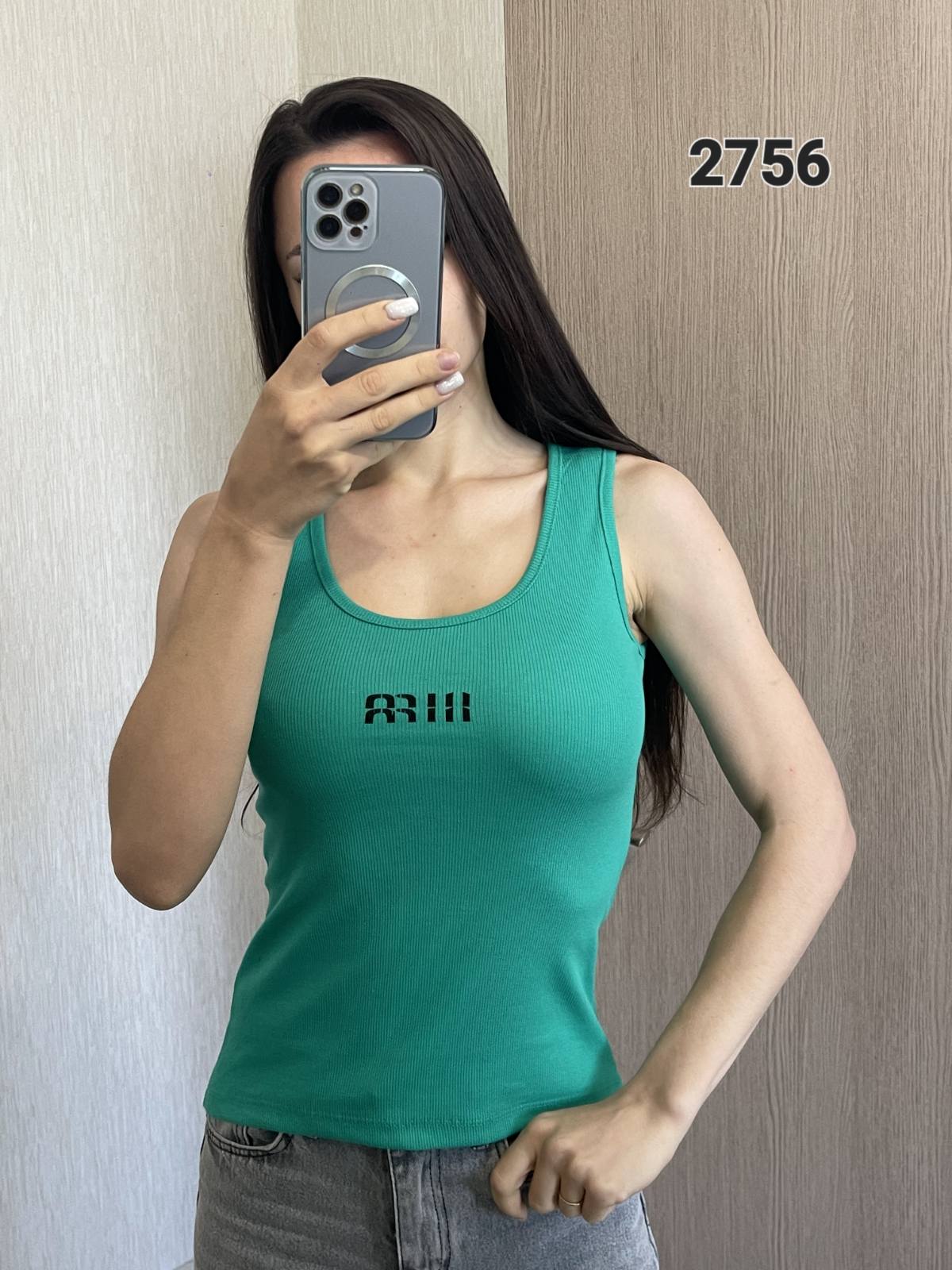 Майка FSN (42-48) 2756 green (лето)
