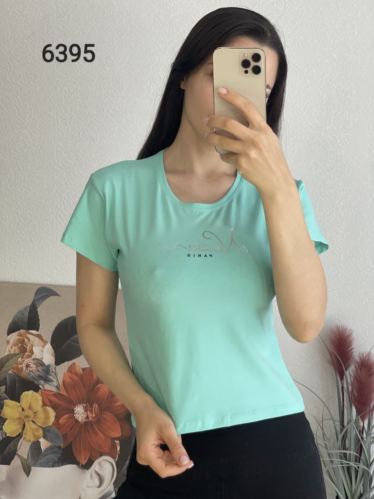 Футболка FSN (42-48) 6396 l.blue (лето)