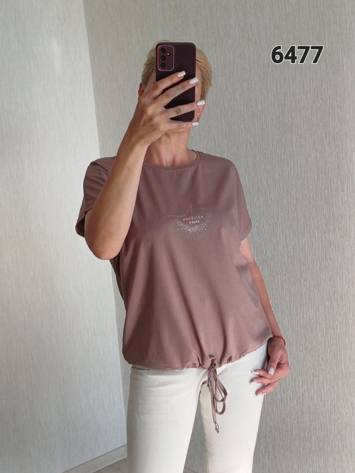 Футболка FSN (50-56) 6477 brown (лето)