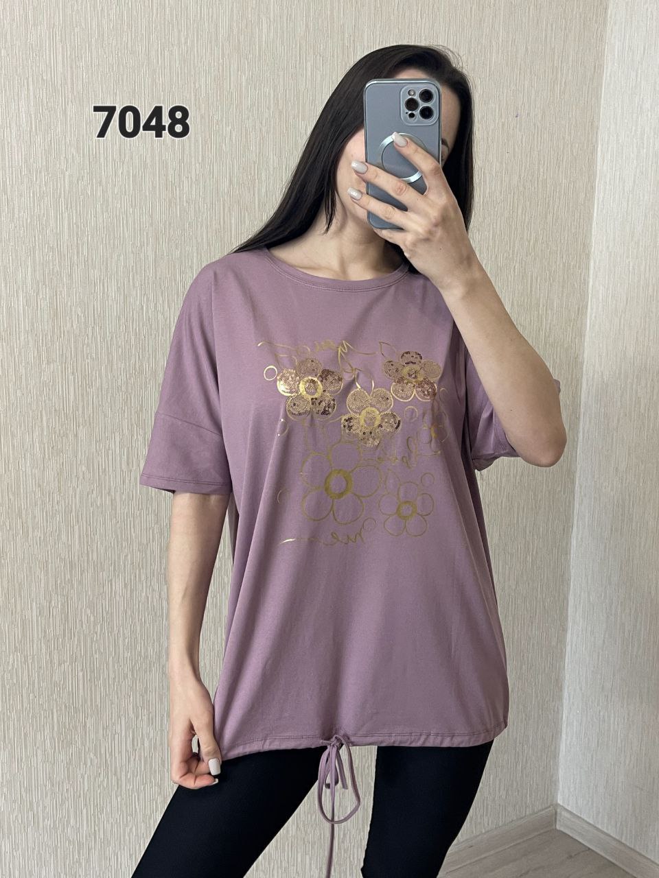 Футболка FSN (52-58) 7048 purple (лето)