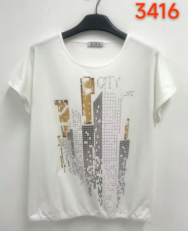 Футболка LIDA (52-62) 3416 white (лето)