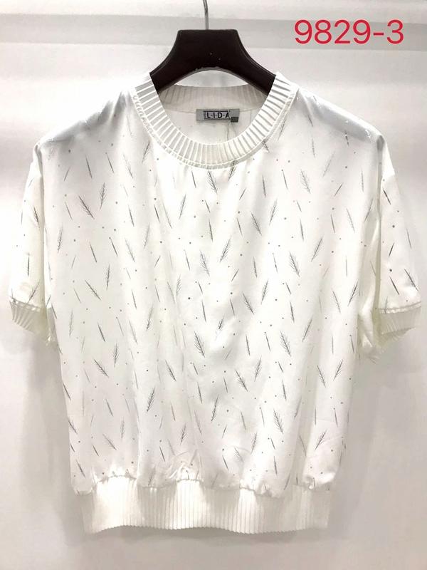 Футболка LIDA (52-62) 9829-3 white (лето)