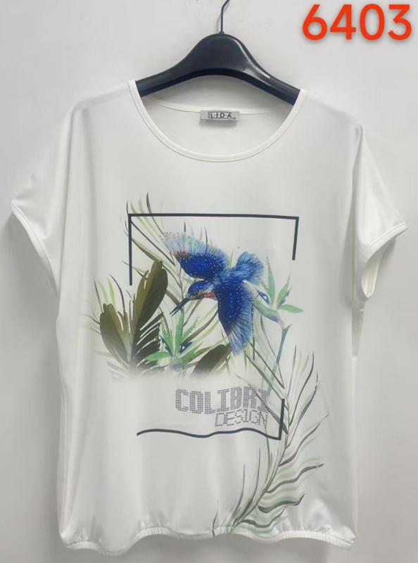Футболка LIDA (52-62) 6403 white-blue (лето)