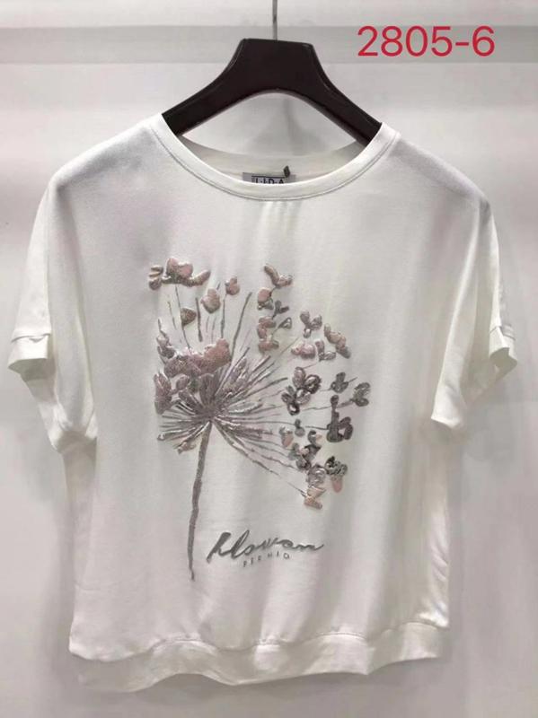 Футболка LIDA (52-62) 2805-6 white (лето)