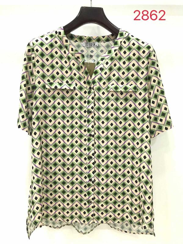 Рубашка LIDA (52-62) 2862 beige (лето)