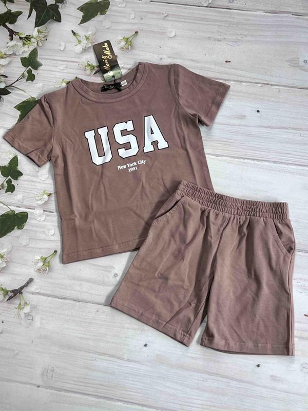 Костюм Marimaks (122-140) 1067 brown (лето)