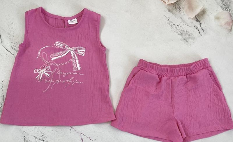 Костюм Moda school (92-116) 8546 pink (лето)