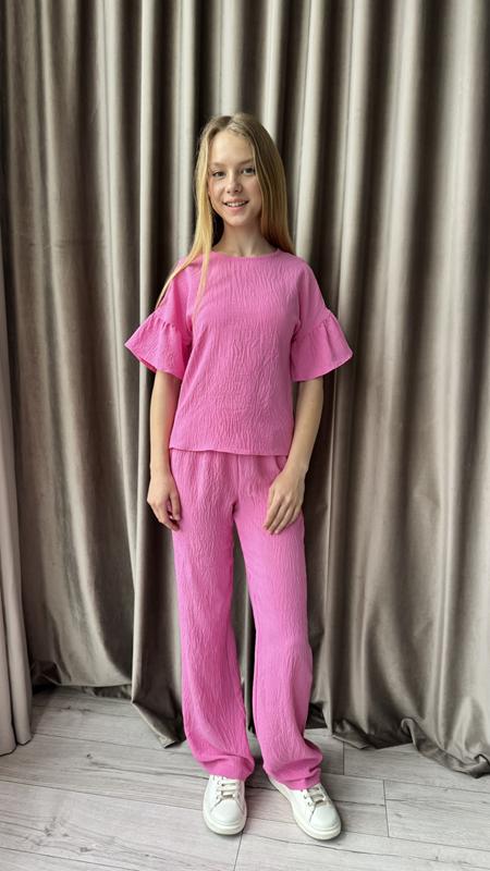 Костюм Moda school (122-152) 8543 pink (лето)