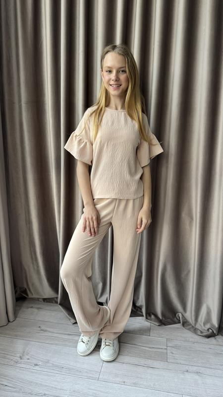 Костюм Moda school (122-152) 8543 beige (лето)