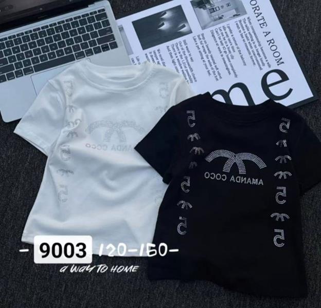 Футболка Meloria (120-160) 9003 black (лето)