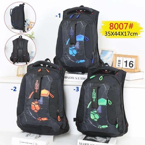 Рюкзак Candy bags (44*35*17) 8007 black-green (деми)