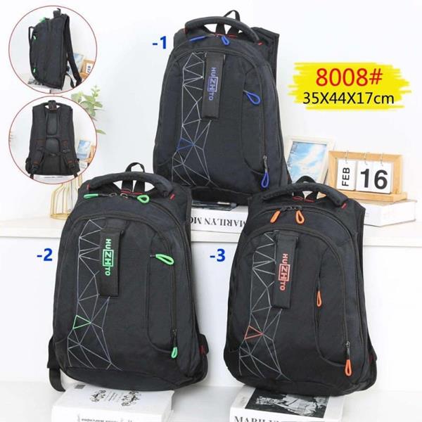 Рюкзак Candy bags (44*35*17) 8008 black-orange (деми)