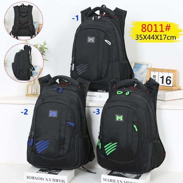 Рюкзак Candy bags (44*35*17) 8011 black-green (деми)