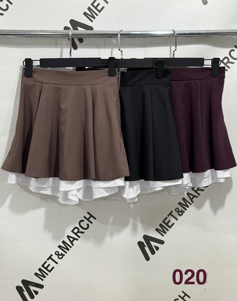 Юбка Met&March (S-XL) 020 d.brown (лето)