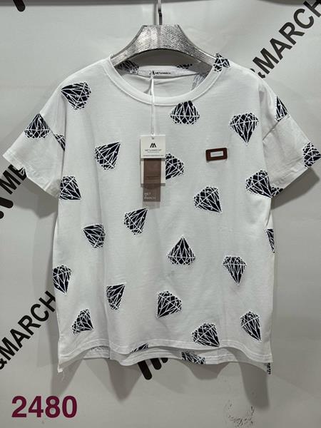 Футболка Met&March (one size) 2780-18 white (лето)
