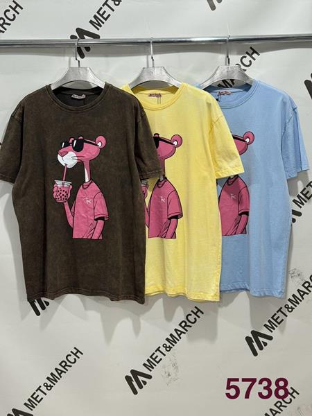 Футболка Met&March (S-L) 5738 l.blue (лето)