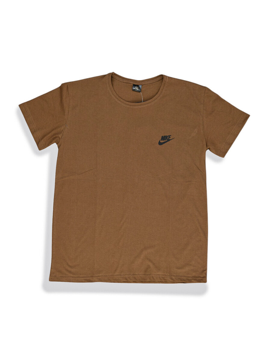 Футболка Textile (M-3XL) 815-M коричневий (лето)