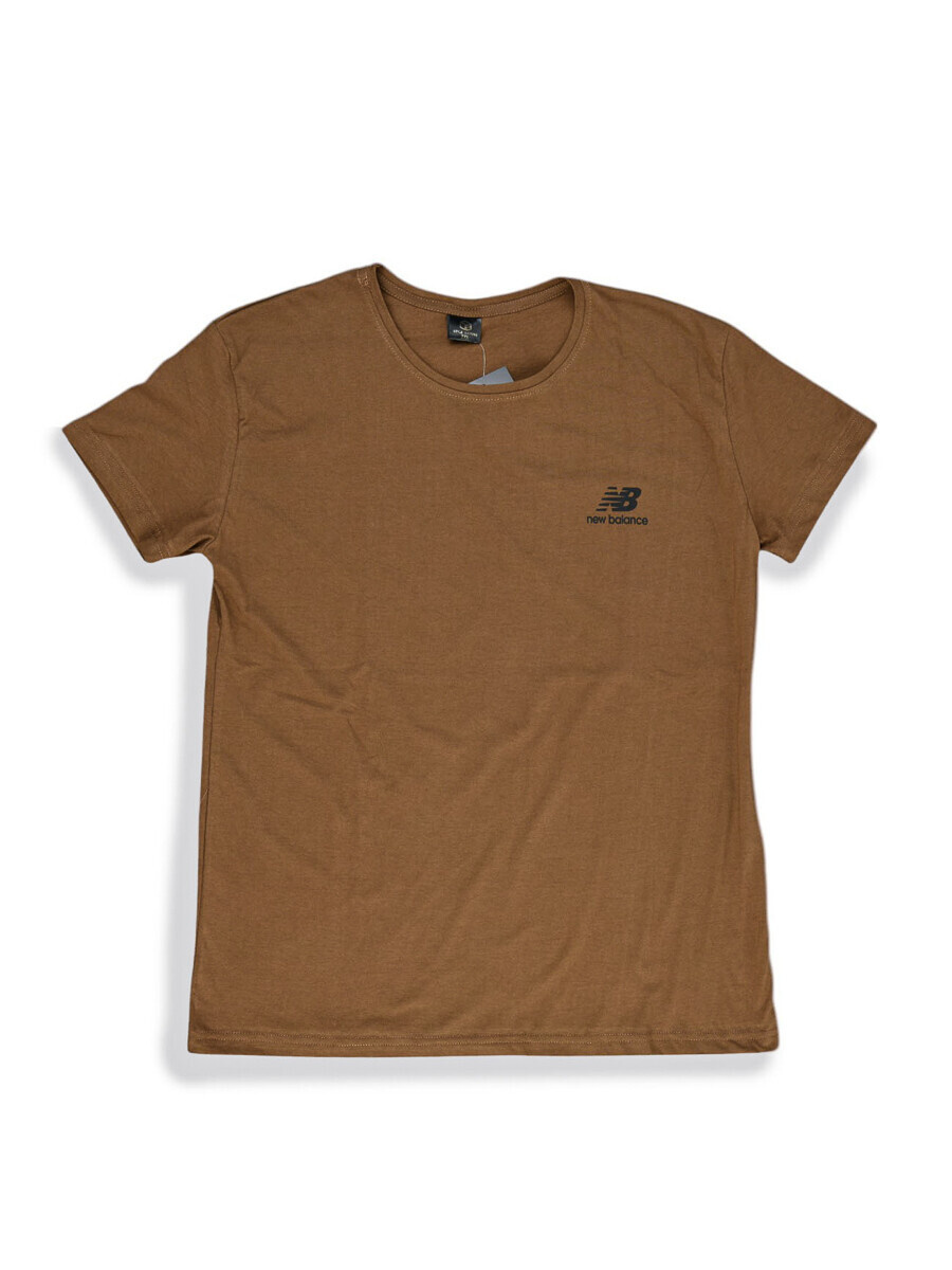Футболка Textile (M-3XL) 822-M коричневий (лето)