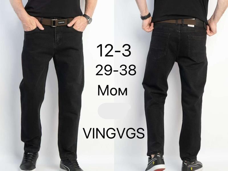 Джинсы Vingvgs (29-38) 12-3 black (деми)