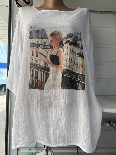 Футболка P.HEY (XL-4XL) 351 white (лето)