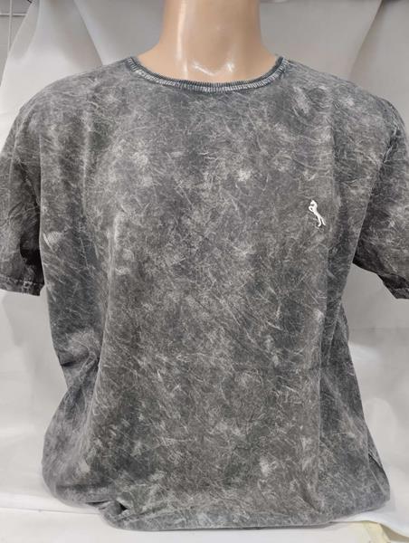 Футболка Panda (3XL-7XL) 1968 grey (лето)