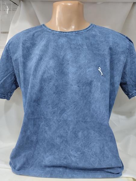 Футболка Panda (3XL-7XL) 1969 l.blue (лето)