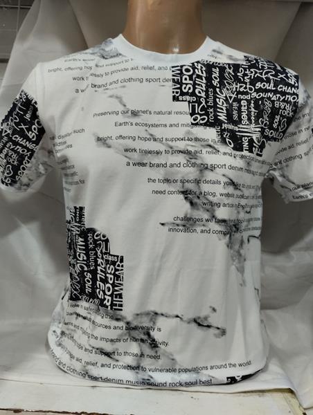 Футболка Panda (S-2XL) 1974 white (лето)