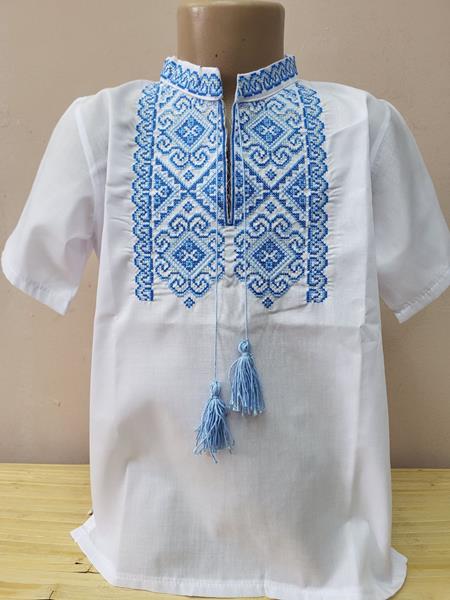 Вышиванка Limerense (122-176) LM70 white (лето)