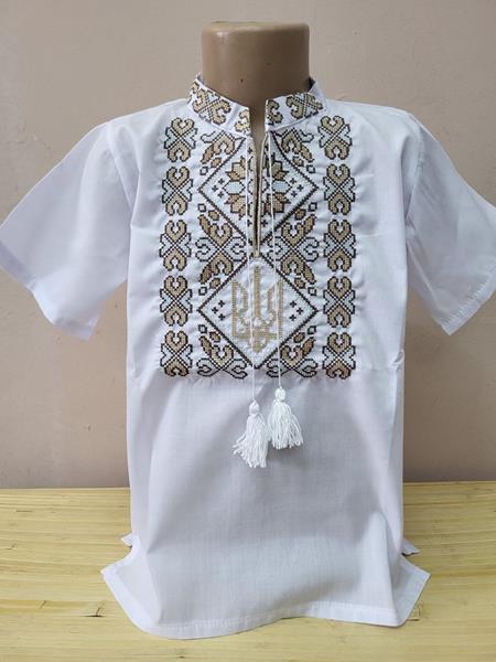 Вышиванка Limerense (122-176) LM71 white (лето)