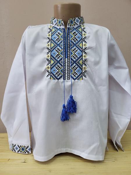 Вышиванка Limerense (122-176) LM74 white (деми)