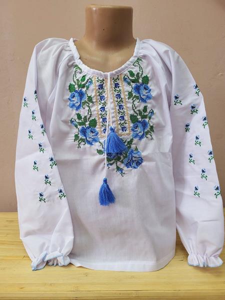 Вышиванка Limerense (152-176) LM77 white (лето)