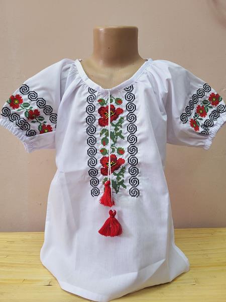 Вышиванка Limerense (152-176) LM79 white (лето)