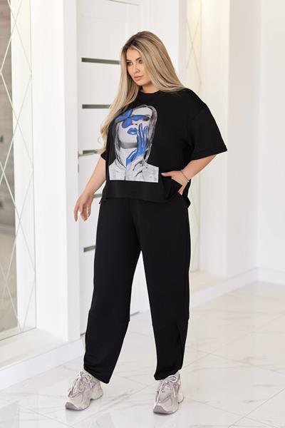 Костюм Seven Zikina (50-64) 1317 black (лето)