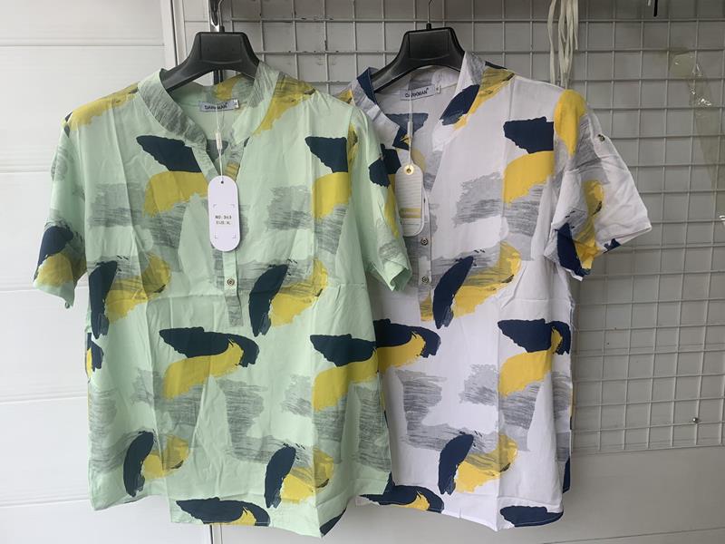 Футболка Yafeier (XL-5XL) 363 mint (лето)