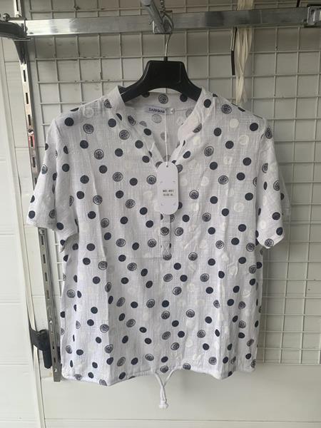 Футболка Yafeier (XL-5XL) 491 white (лето)