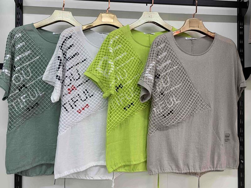 Футболка Yafeier (3XL-6XL) 7378 l.green (лето)