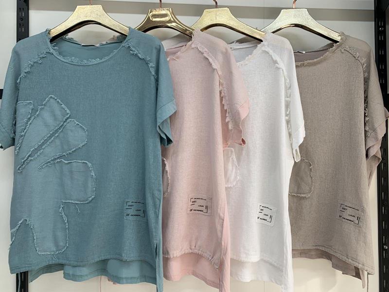 Футболка Yafeier (3XL-6XL) 7563 l.blue (лето)