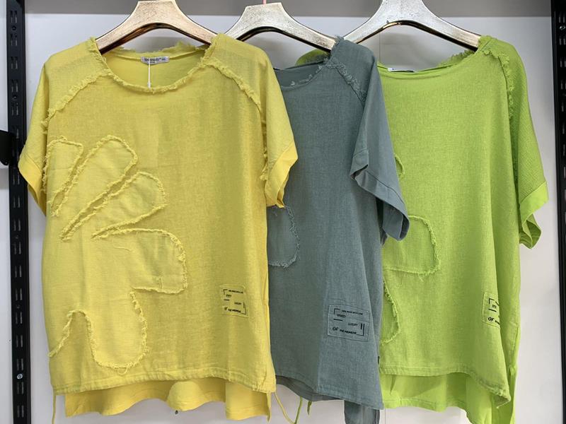 Футболка Yafeier (3XL-6XL) 7563 l.green (лето)
