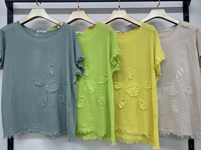 Футболка Yafeier (XL-6XL) 7589 l.green (лето)