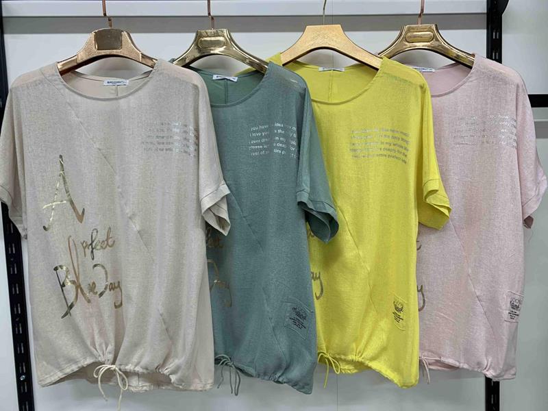Футболка Yafeier (XL-6XL) 9587 beige (лето)